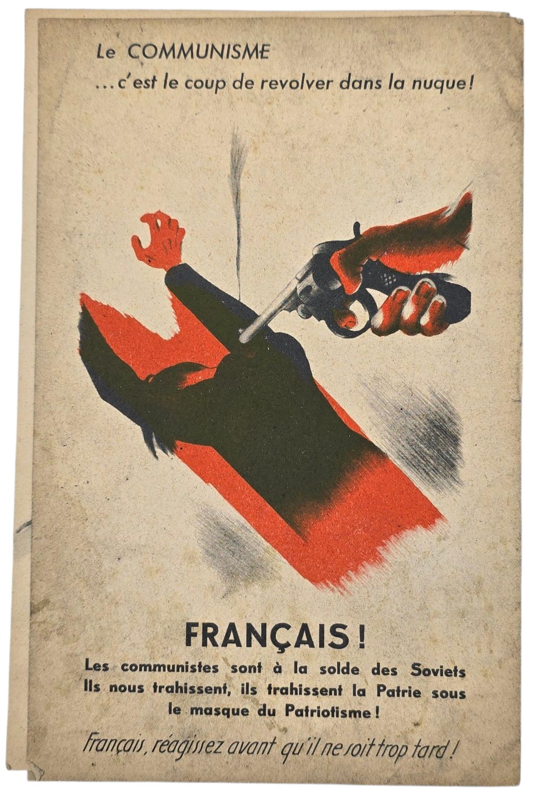 Original WW2 French Brochure - Le Communisme c'est La vie triste, morne, grise — image 5