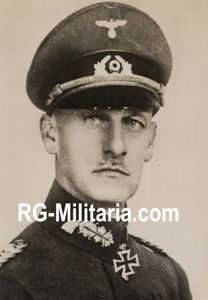 Original WW2 German Press Photo - Portrait Knights Cross wearer …
