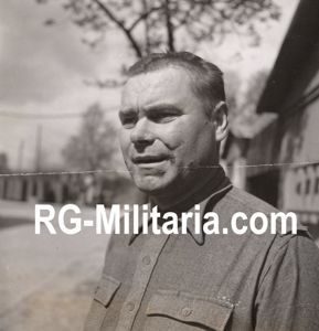 Original WW2 British Press Photo - Captured POW Concentrationcamp leader …