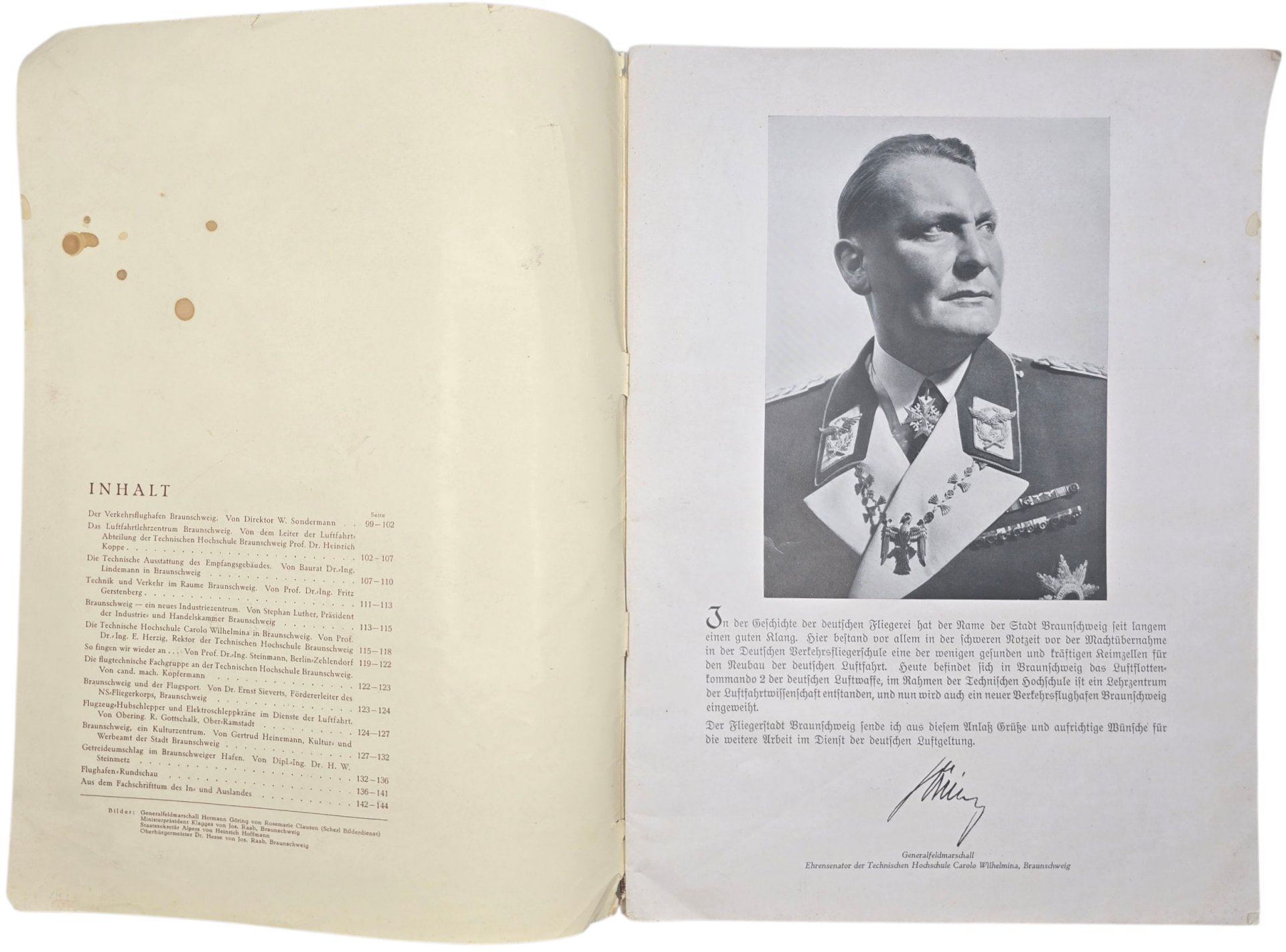 Original WW2 German Magazine - Flughafen Zeitschrift 7th Year No. 4/5 (1939) — image 2