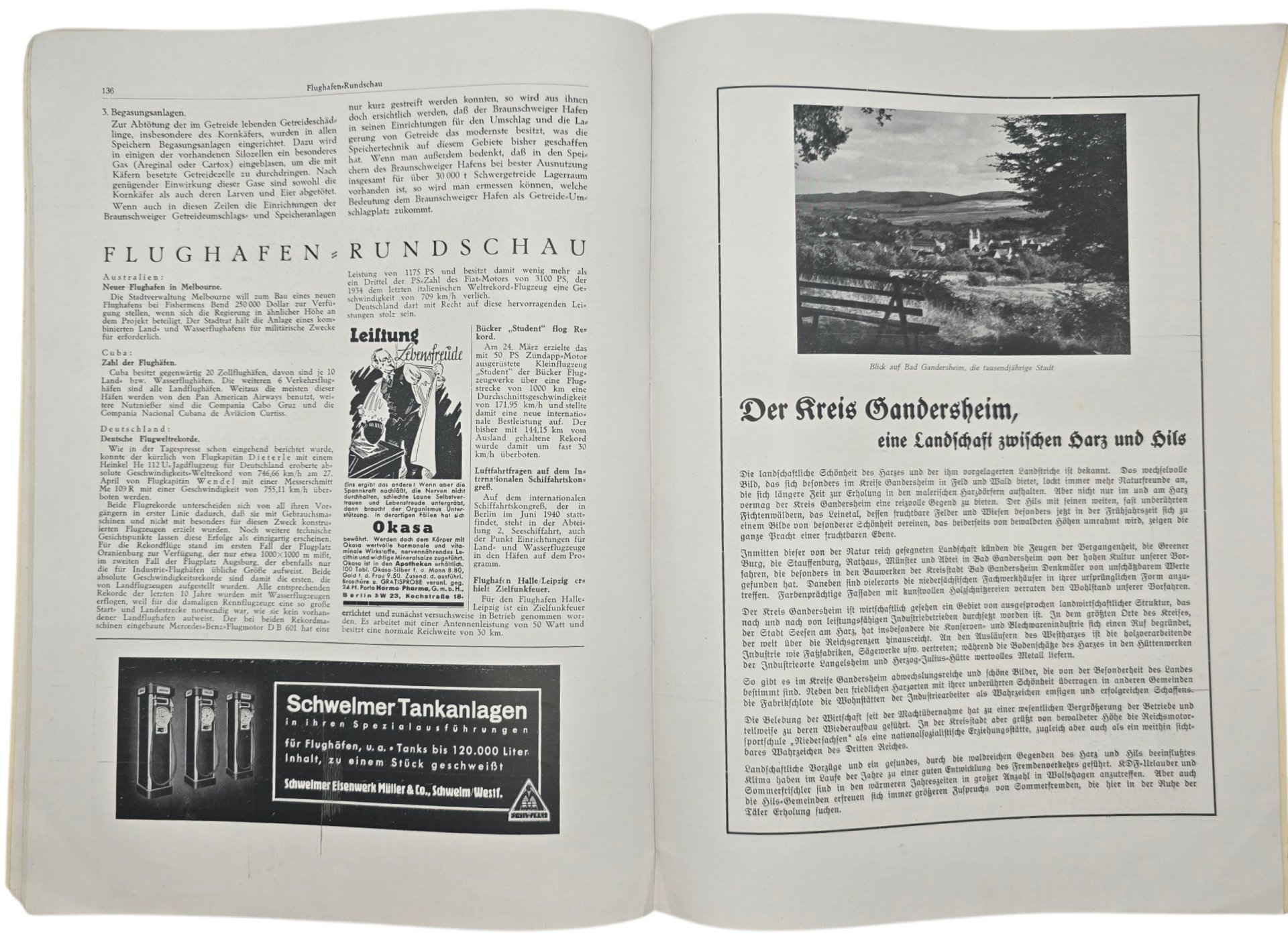 Original WW2 German Magazine - Flughafen Zeitschrift 7th Year No. 4/5 (1939) — image 7