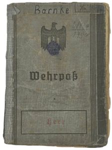 Original WW2 German Document - Wehrpass Atlantikwall IJmuiden, Holland (1940-1945)