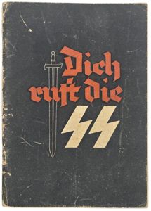 Original WW2 German Waffen SS Brochure - Dich ruft die …