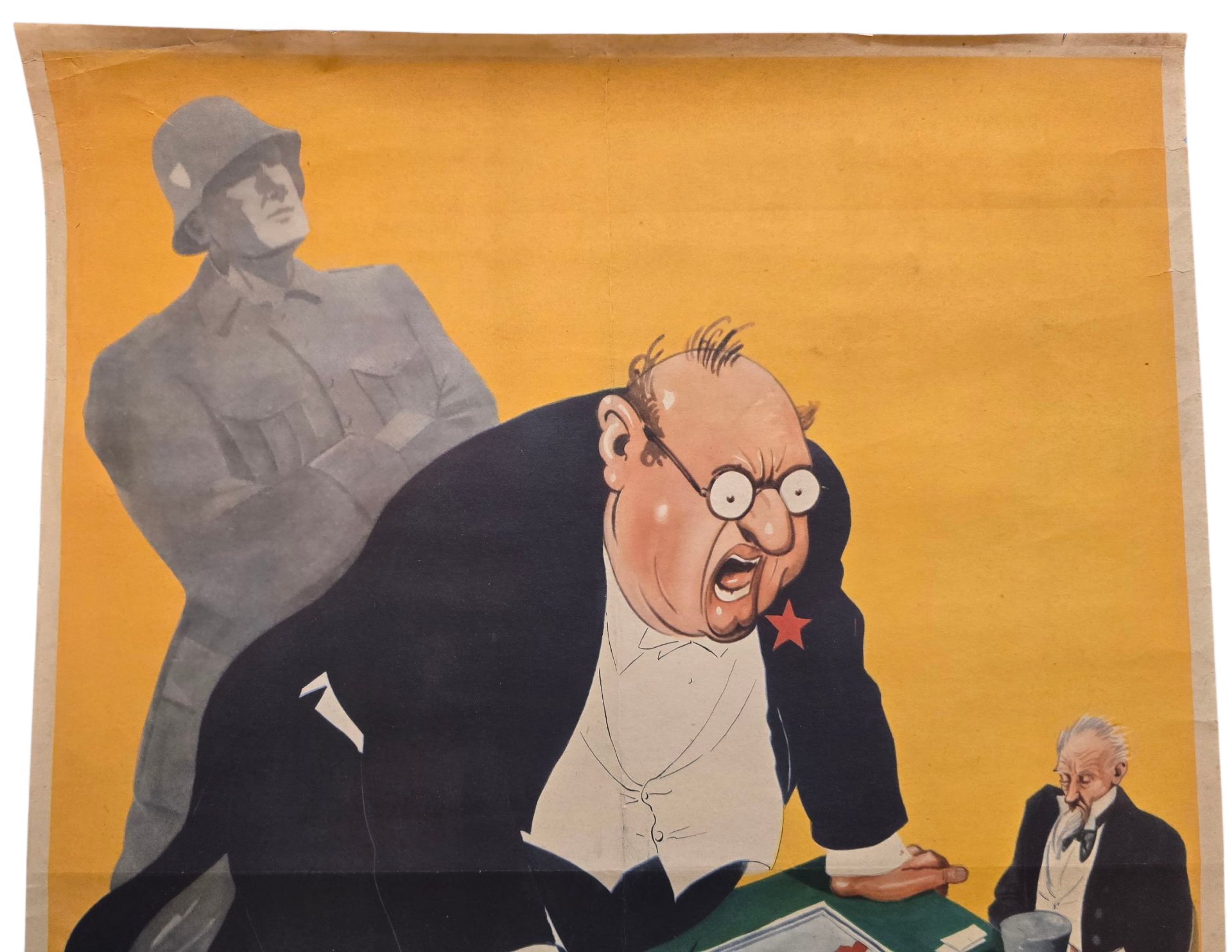 Original WW2 Dutch Collaboration NSB Poster - Moskou Beveelt! (1943) — image 2