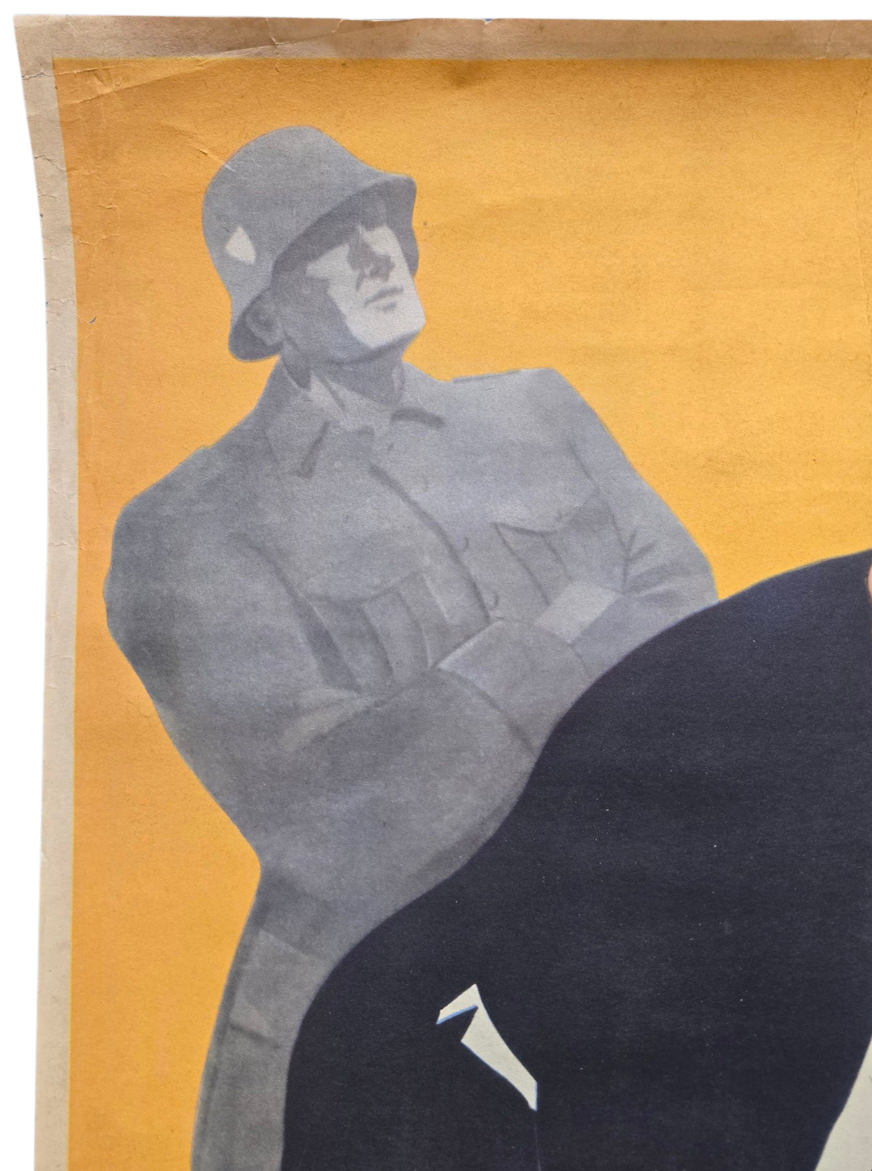 Original WW2 Dutch Collaboration NSB Poster - Moskou Beveelt! (1943) — image 6