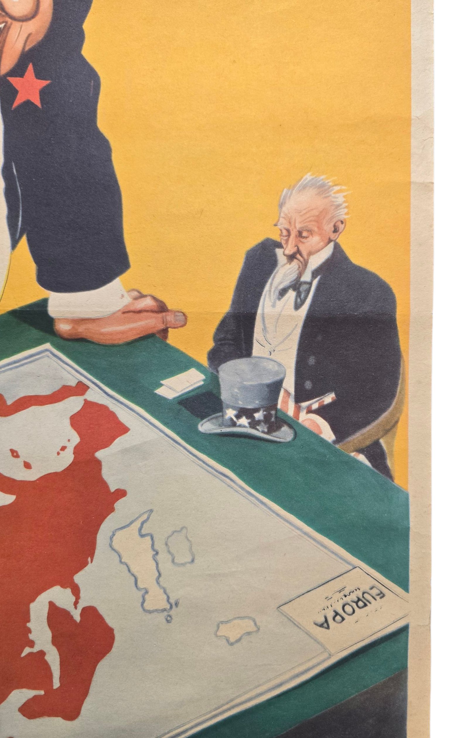 Original WW2 Dutch Collaboration NSB Poster - Moskou Beveelt! (1943) — image 7