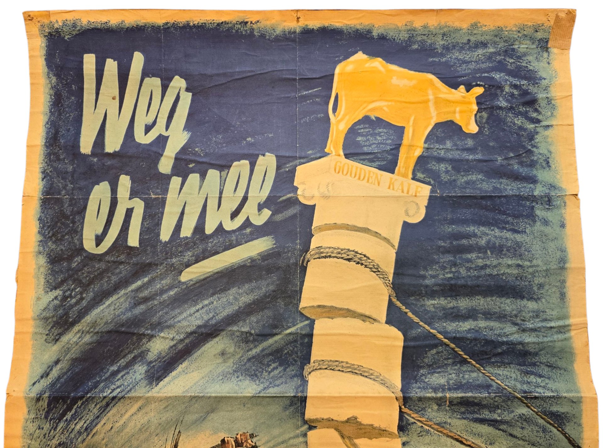 Original WW2 Dutch Collaboration NAF Poster - Weg er mee door het Nedrlandsche Arbeidsfront, Koekkoek (1942) — image 2