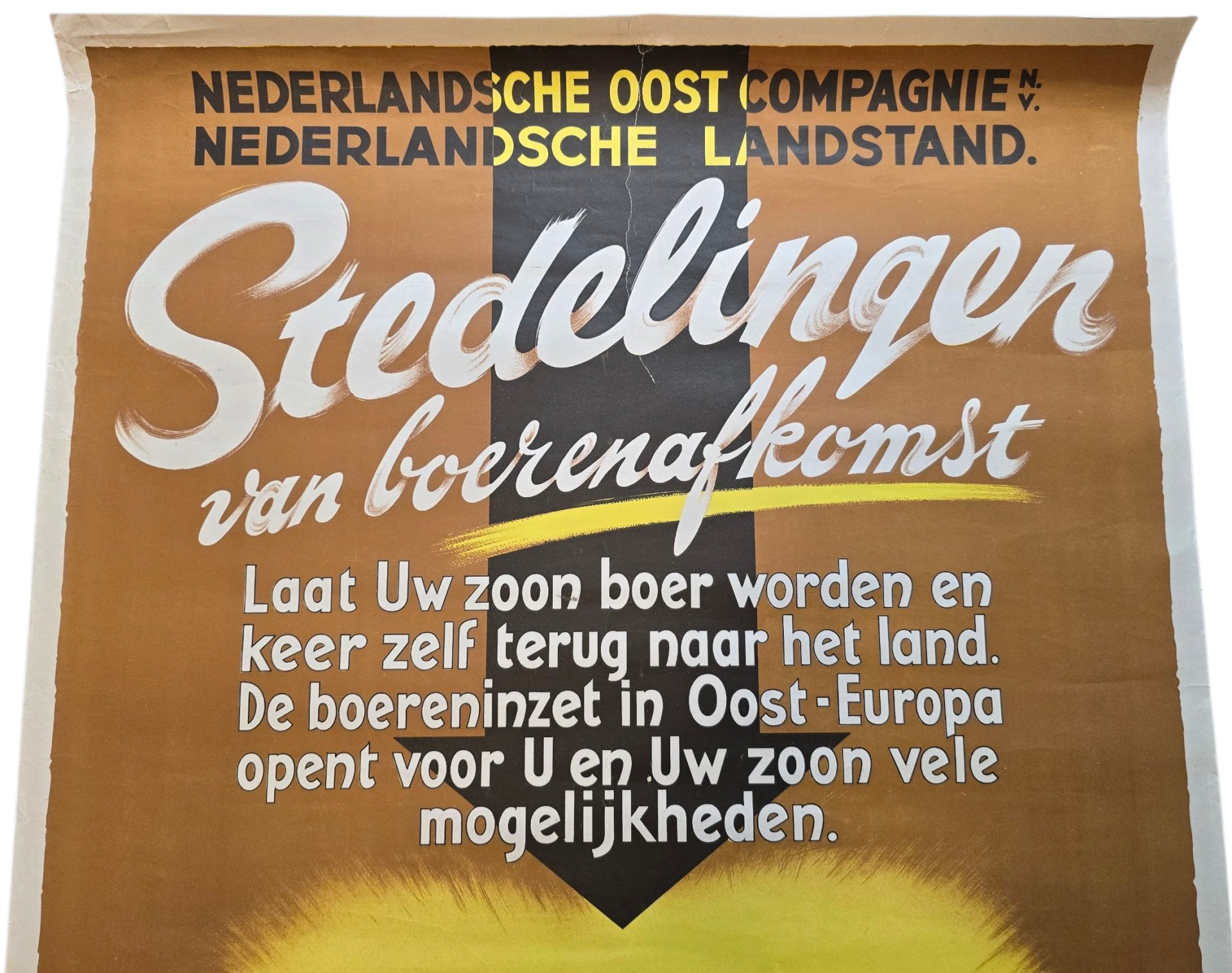 Original WW2 Dutch Collaboration NOC Poster - Nederlandsche Oost Compagnie, Roskam Krasnapolsky, Amsterdam (1943) — image 7