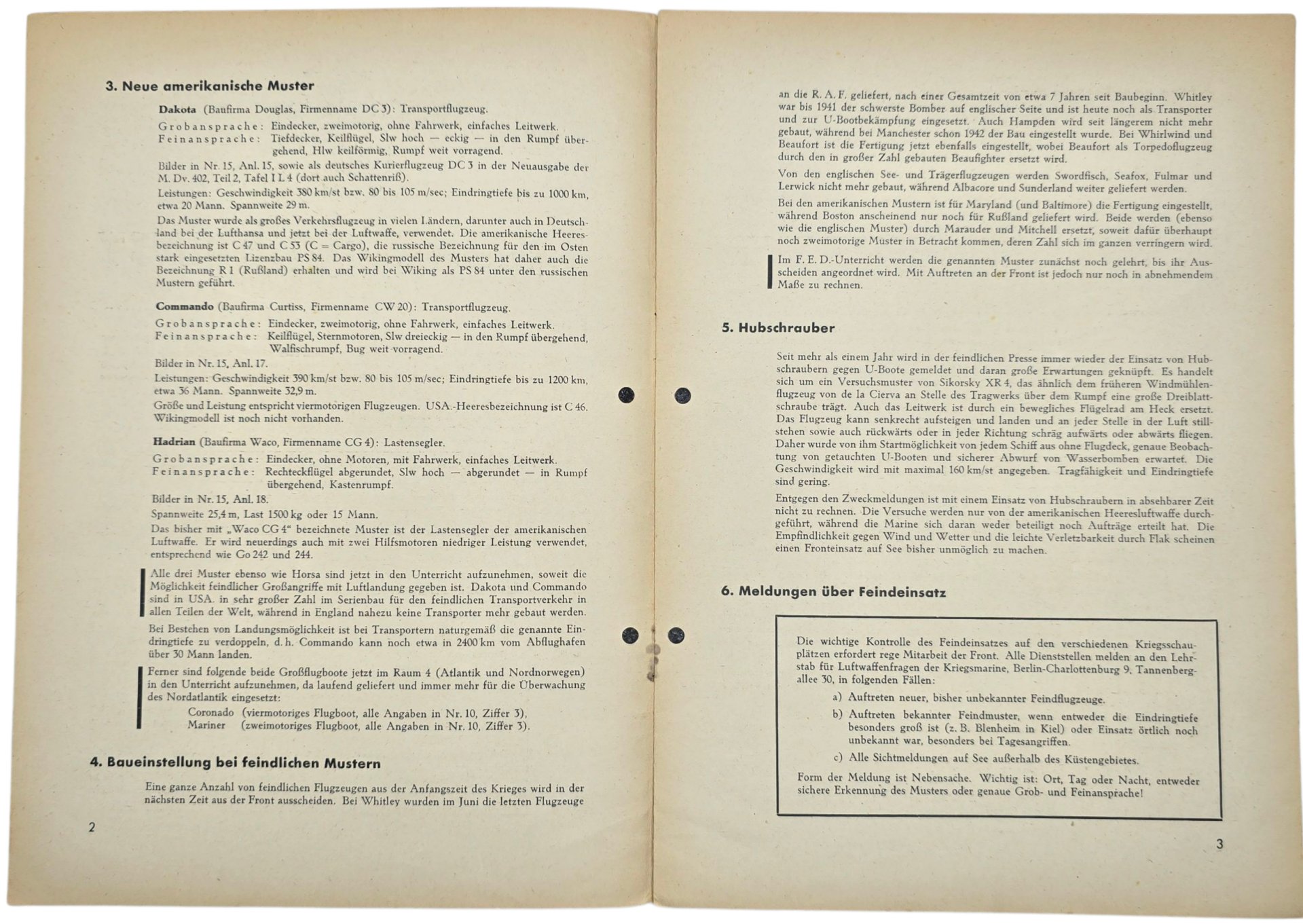 Original WW2 German Kriegsmarine Document - Erkennungsdienst der Kriegsmarine Nr. 20 (1943) — image 2