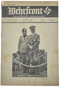 Original WW2 German NSDAP Magazine - Wehrfront 5th Year No. …
