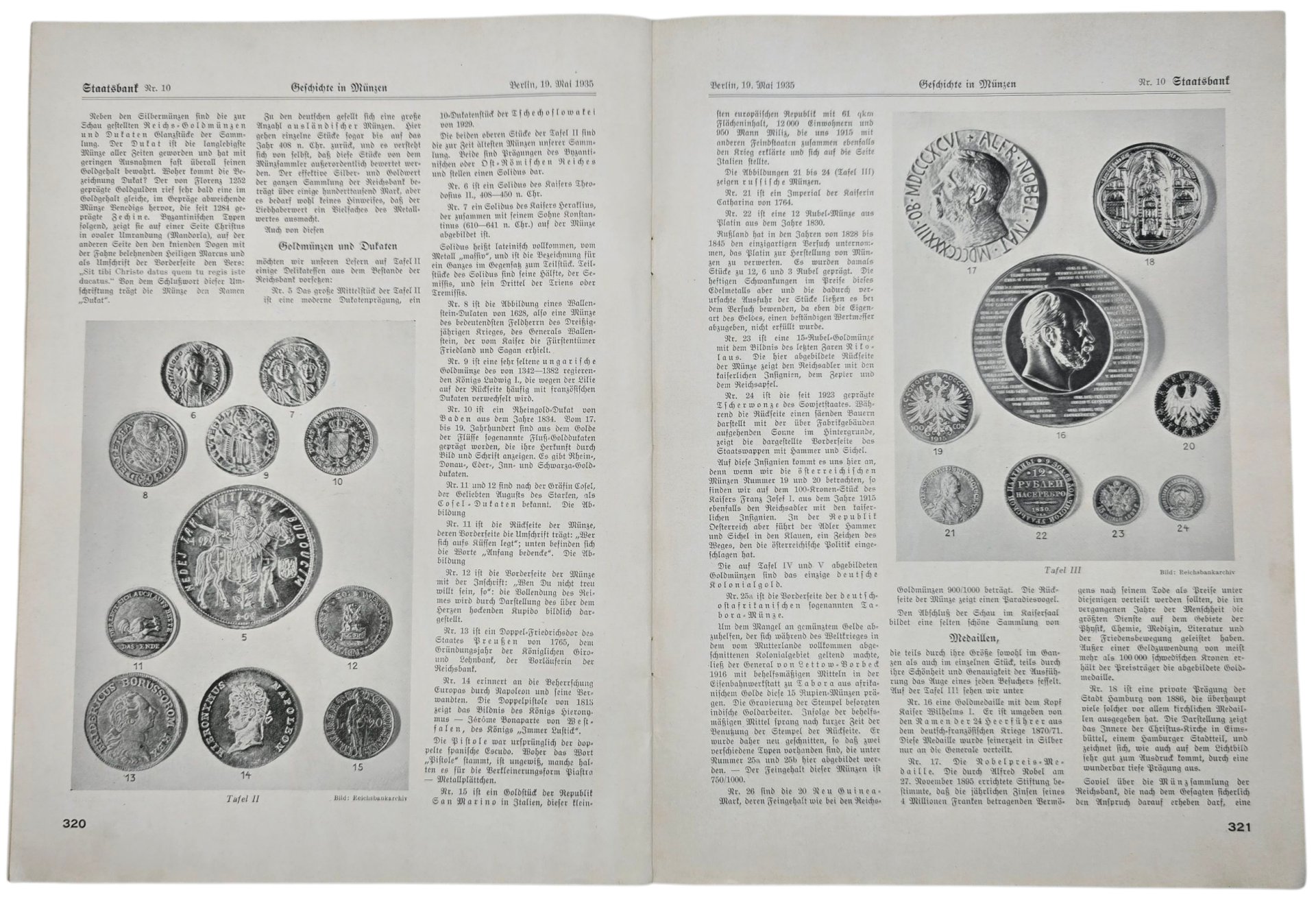 Original WW2 German NSDAP Magazine - Die Staatsbank, 2nd Year No. 10 (1935) — image 3