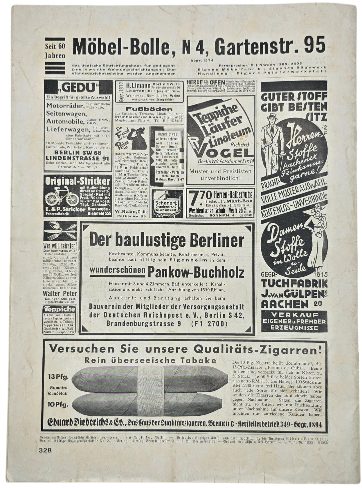 Original WW2 German NSDAP Magazine - Die Staatsbank, 2nd Year No. 10 (1935) — image 4