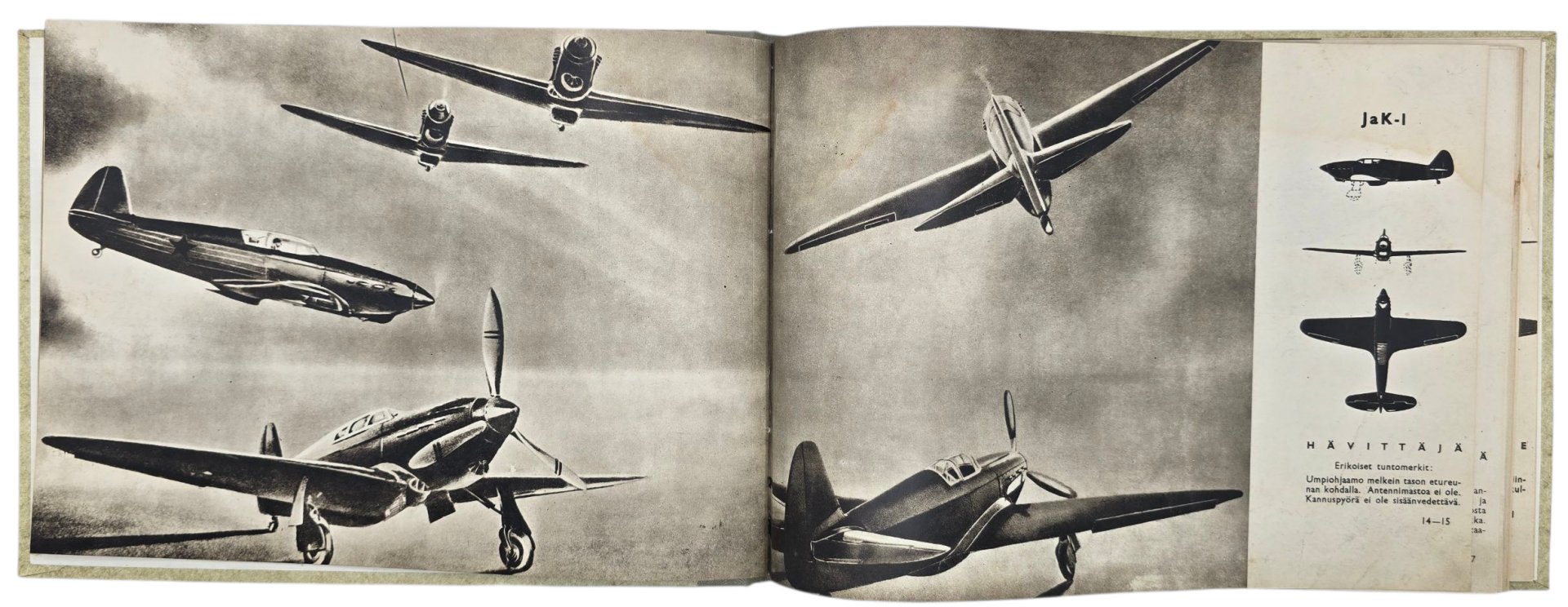 Original WW2 Finnish Luftwaffe Book – Finnish airplane recognition book, Neuvostoliiton Lentokoneet Keväällä (1942) — image 6
