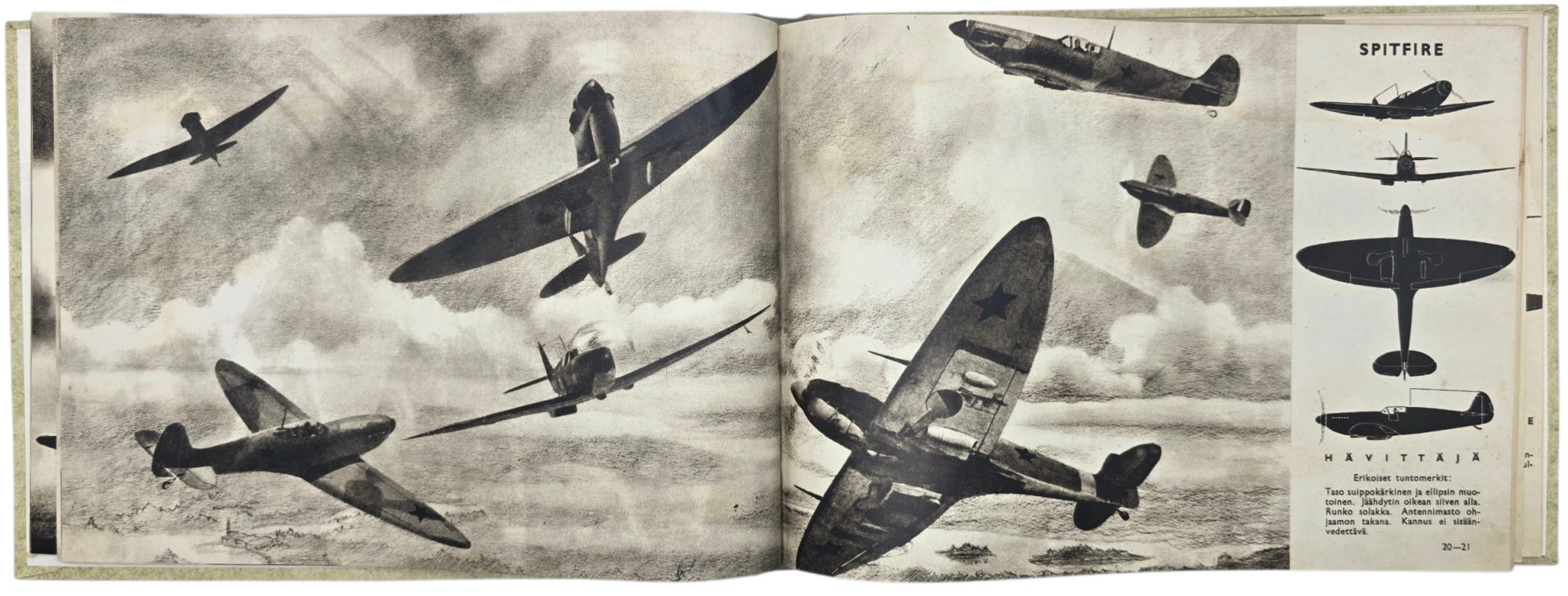 Original WW2 Finnish Luftwaffe Book – Finnish airplane recognition book, Neuvostoliiton Lentokoneet Keväällä (1942) — image 7