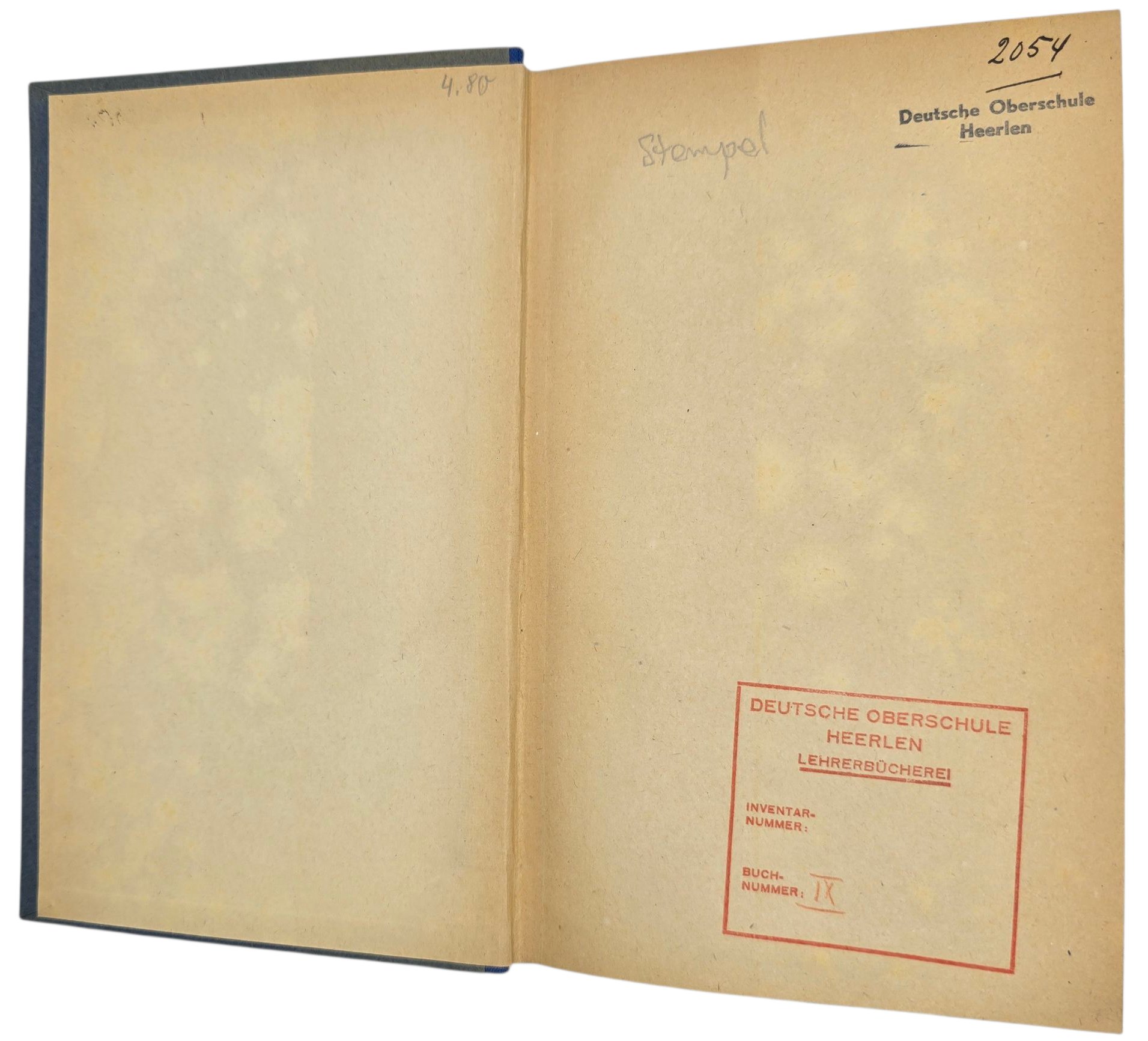 Original WW2 German Luftwaffe Book - Kampf um das Luftmeer, Paul Kettel, Deutsche Oberschule Heerlen (1937) — image 2
