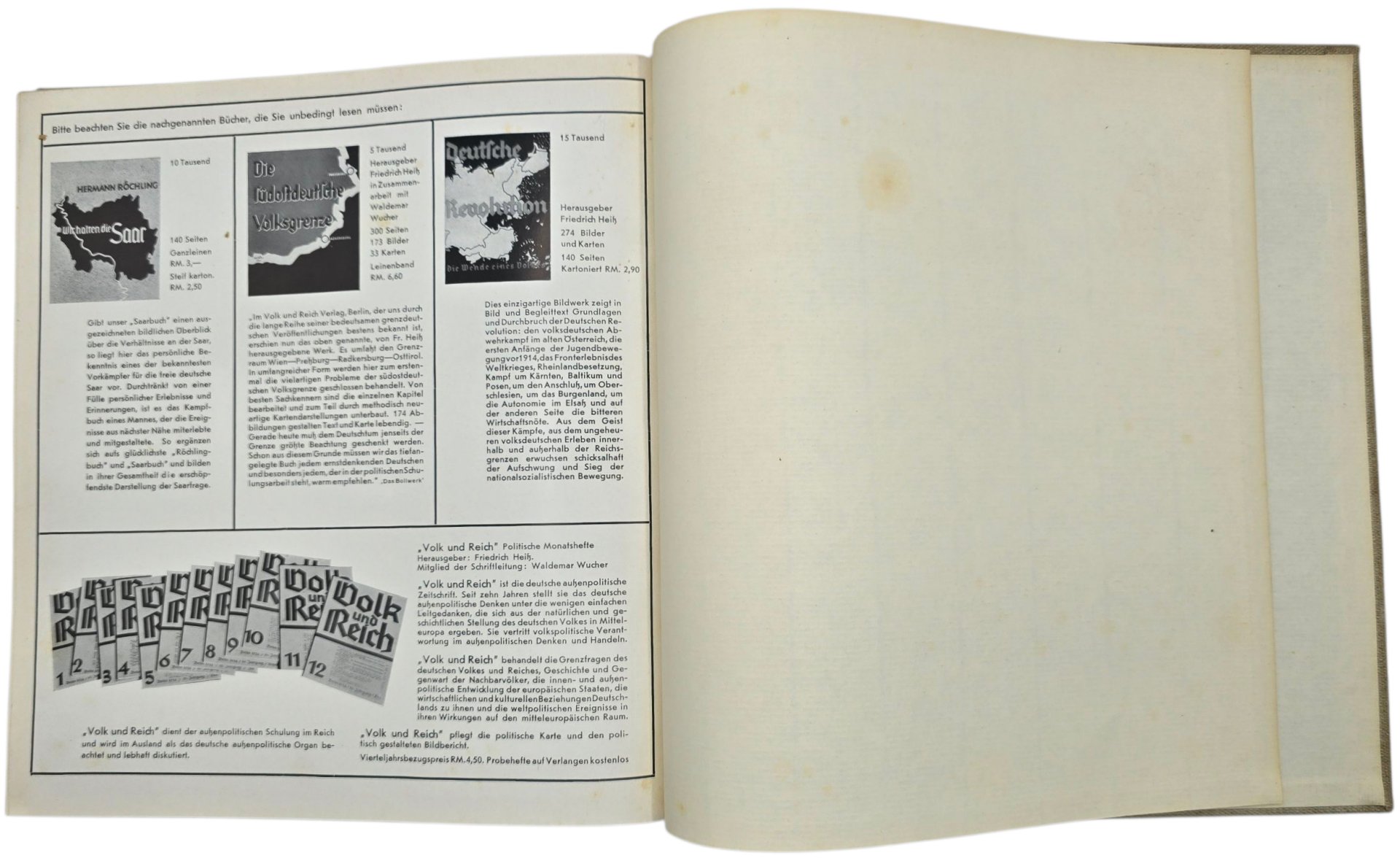 Original WW2 German Book - Das Saarbuch, Friedrich Heiss (1935) — image 15