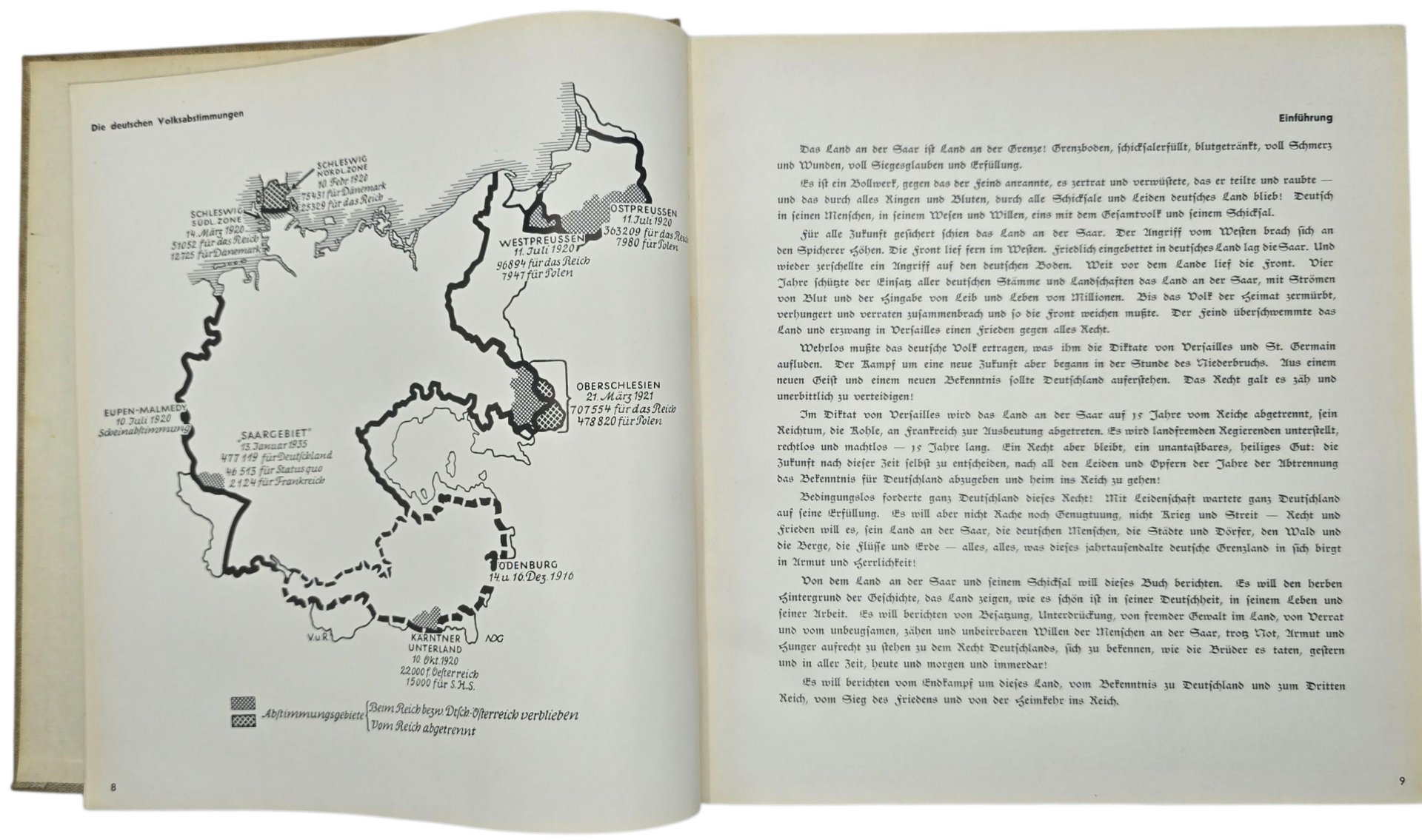 Original WW2 German Book - Das Saarbuch, Friedrich Heiss (1935) — image 4