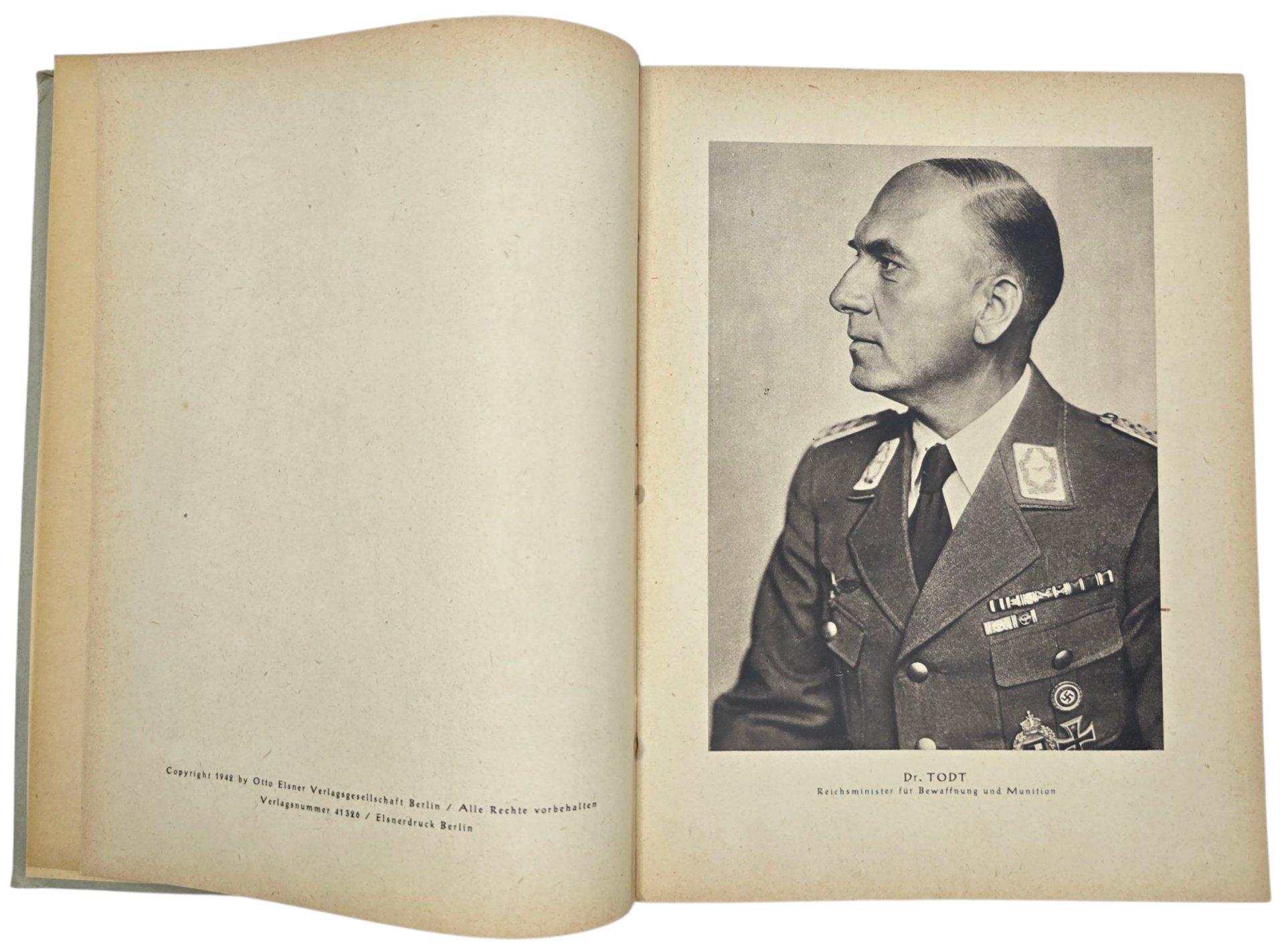 Original WW2 German Book - Front in der Heimat, Das Buch des Deutschen Rüstingsarbeiters (1942) — image 3