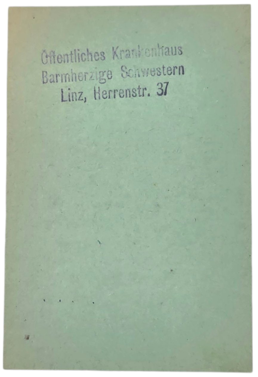 Original WW2 German Document - Fliegeralarm ausweis Linz (1944) — image 2