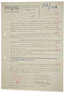 Original WW2 Dutch Document - List of illegal publications, forbidden …