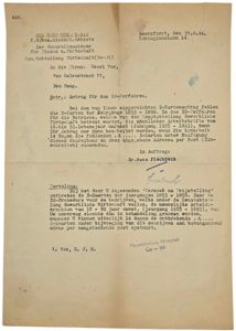 Original WW2 Dutch Document - ZS-Vefahren workers document Den Haag, …