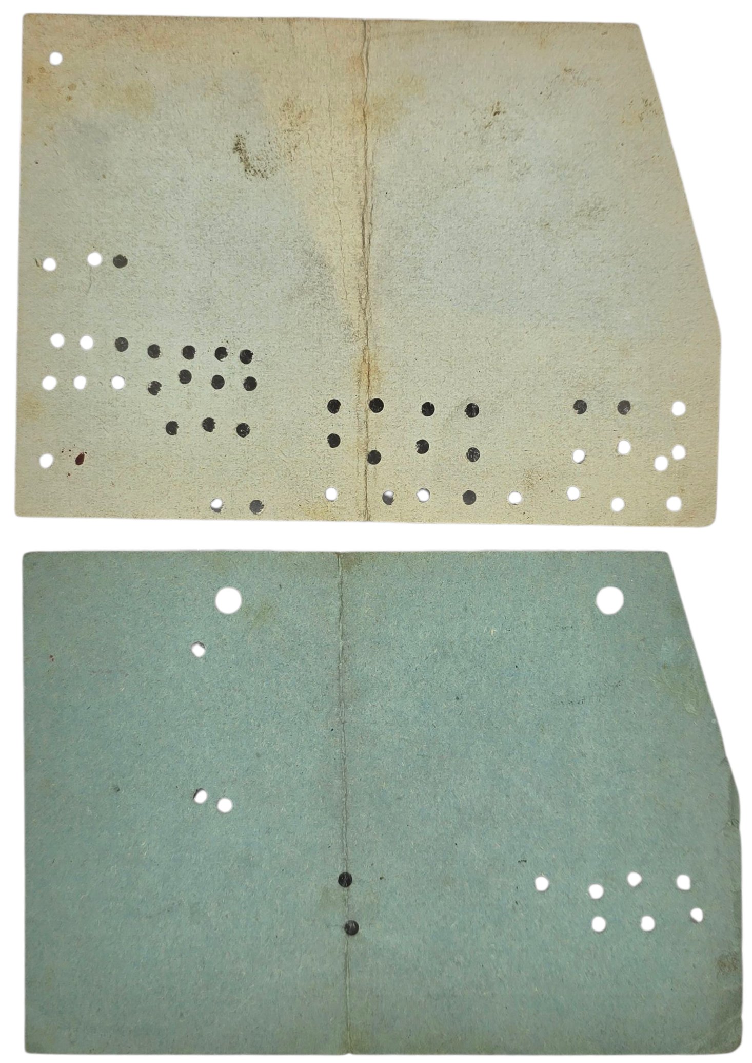 Original WW2 Dutch Document - Dutch labourer Lebensmitte-Ausweiskarte Sperrwaffenarsenal Marinebaudienstelle Rügen Tilzow (1943 1945) — image 2