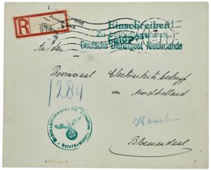 Original WW2 Dutch Waffen SS Document - Envelope Waffen SS …