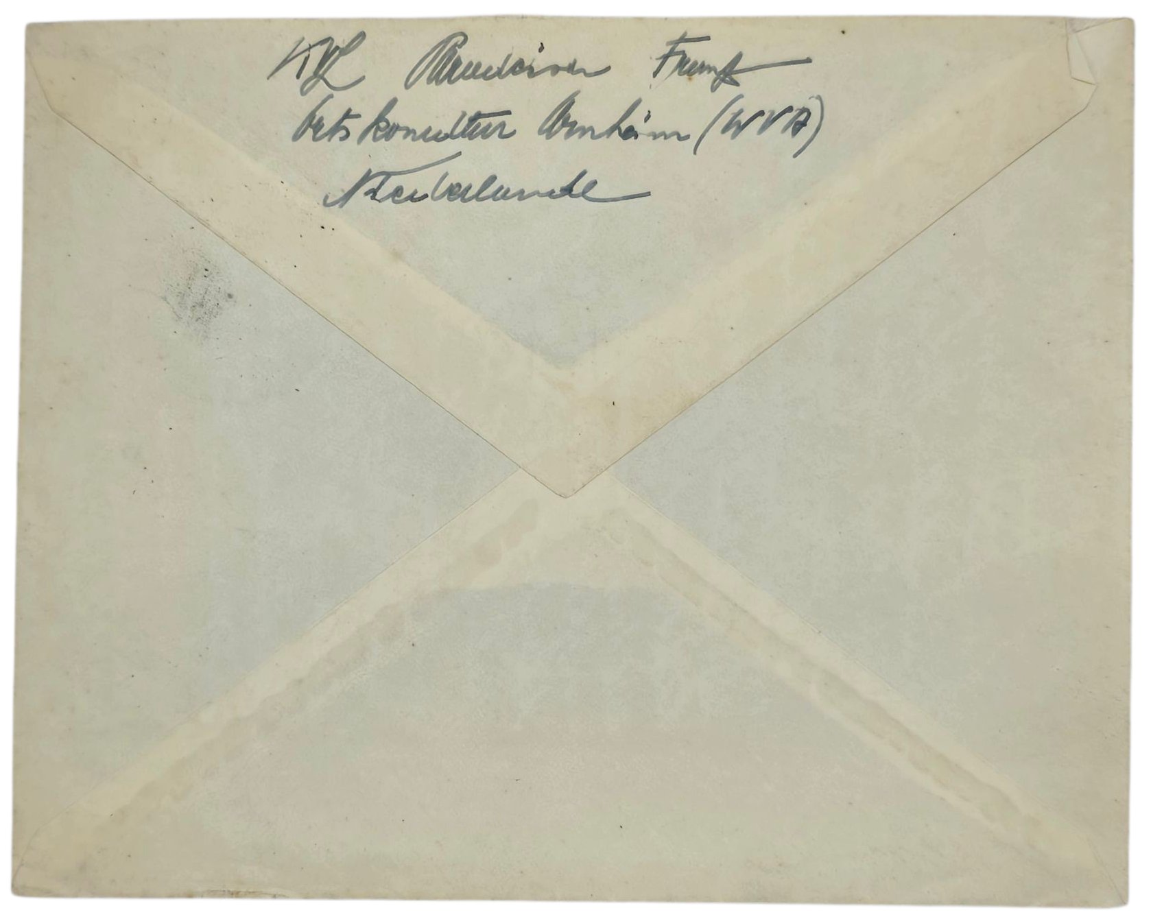 Original WW2 Dutch Document - Envelope Wehrmachtskommandantur Arnhem (1943) — image 2