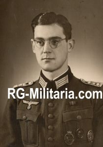 Original WW2 German Portrait Photo - German soldier PKA Panzerkampfabzeichen …