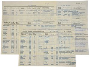 Original WW2 Dutch Document - Dutch Army Luchtwachtdienst air watch …