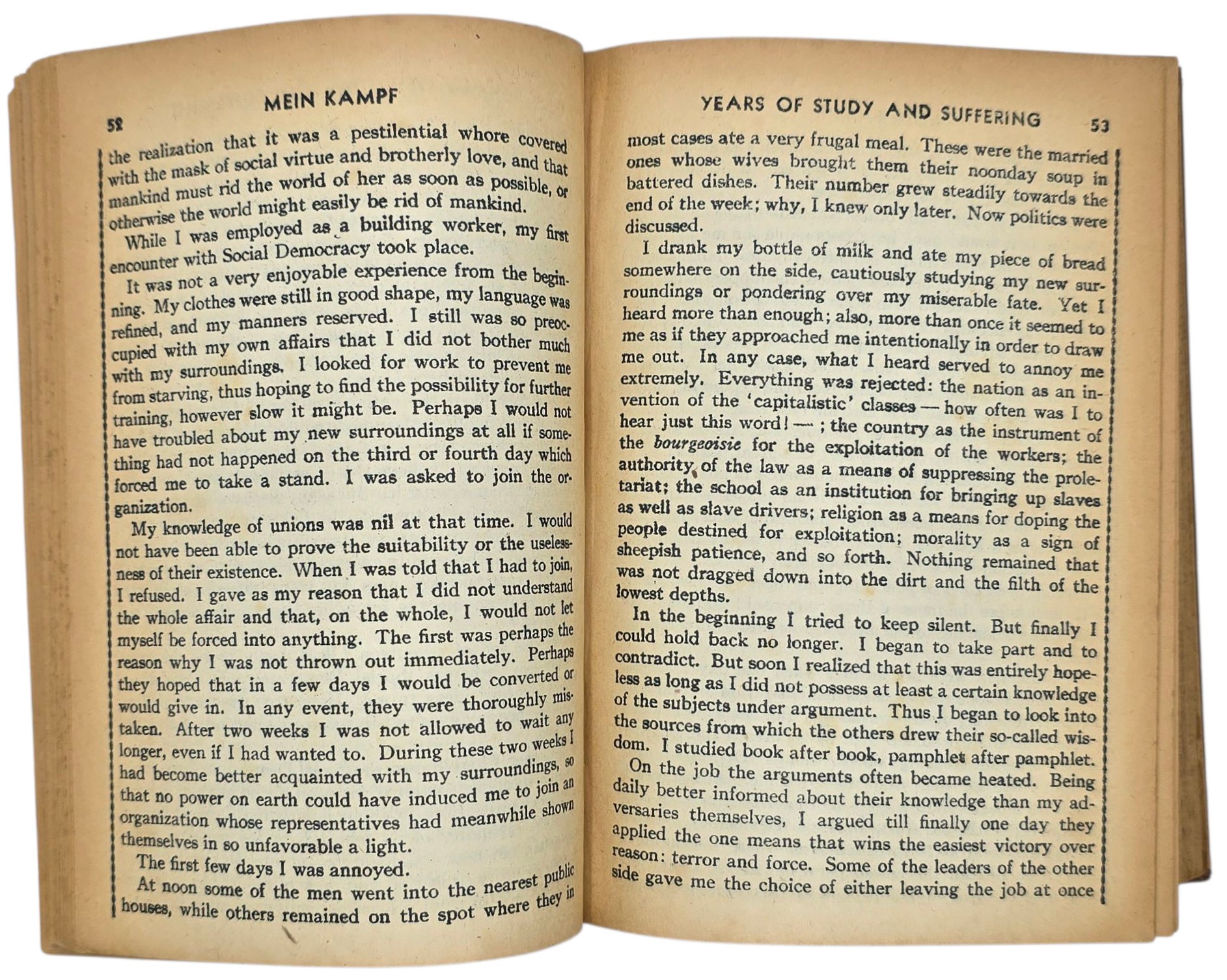 Original WW2 American Book - Mein Kampf, Adolf Hitler, Complete and Unabridged Fully Annotated (1939) — image 7