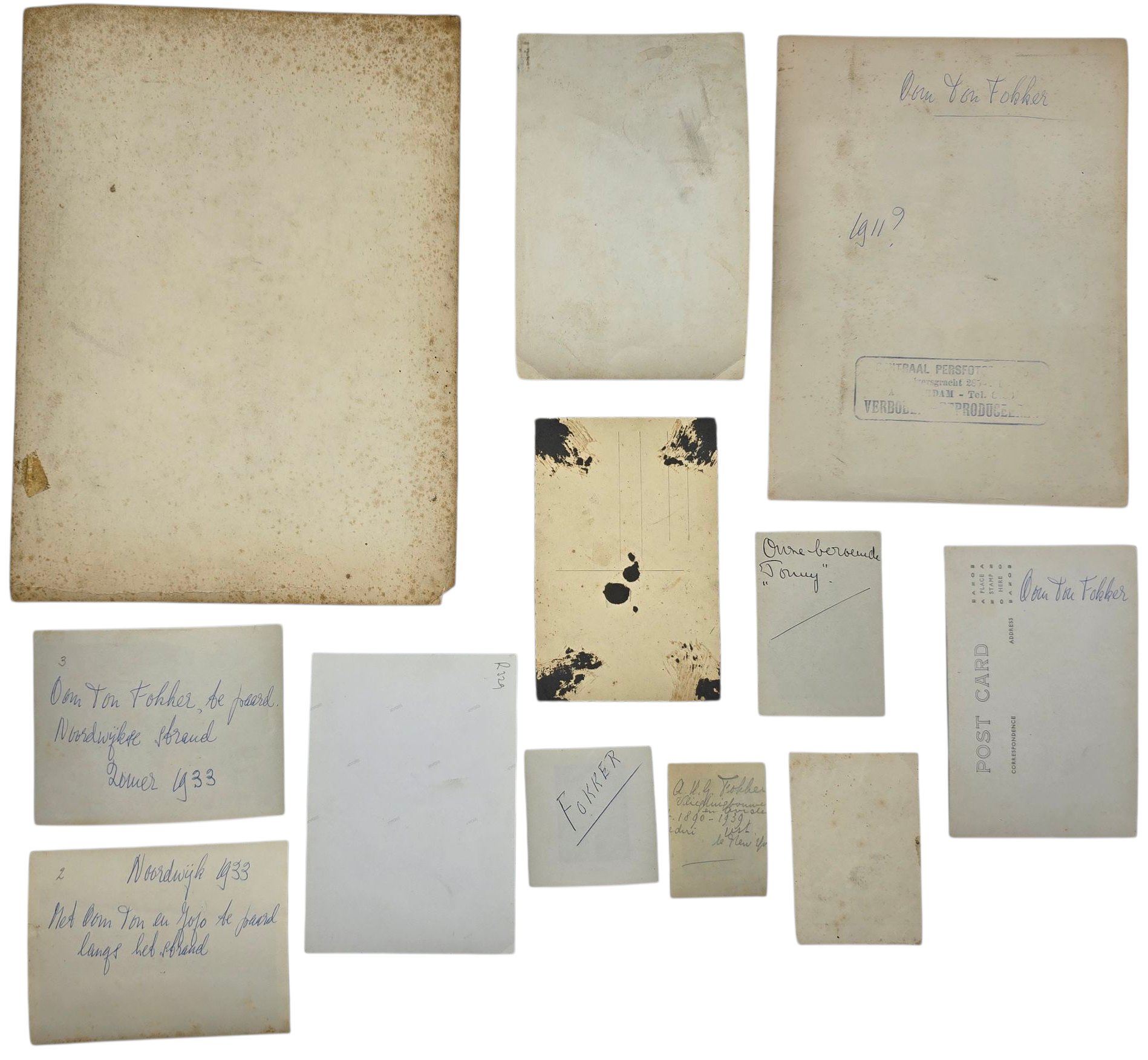 Original Dutch Aviation Grouping – Personal Documents, Anthony Fokker Family (1911–1947) — image 14