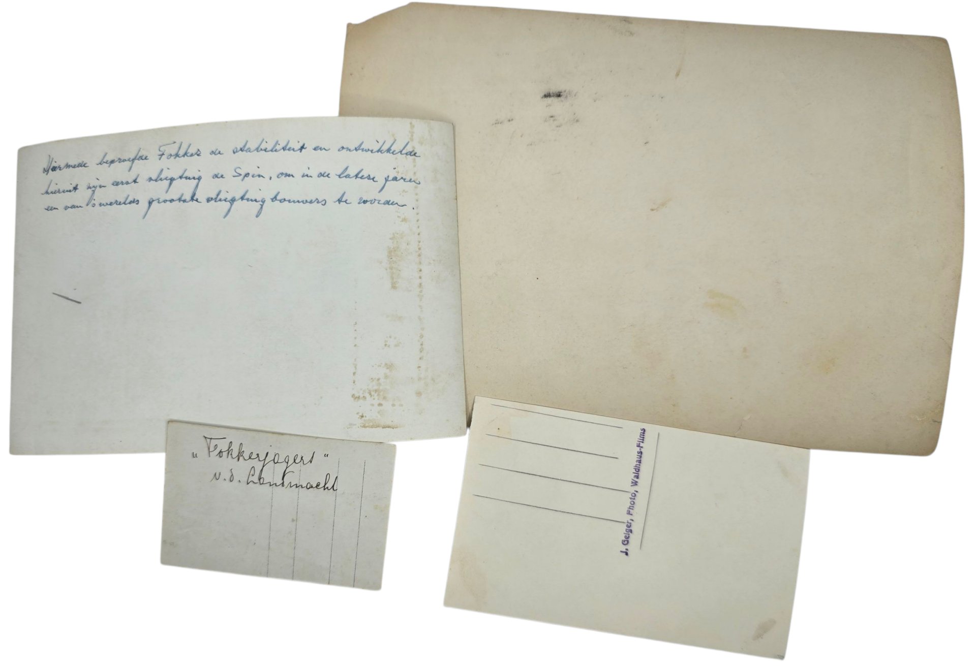 Original Dutch Aviation Grouping – Personal Documents, Anthony Fokker Family (1911–1947) — image 57