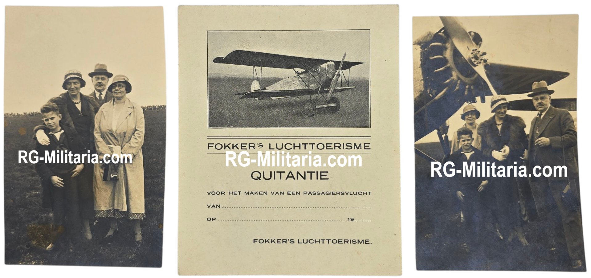 Original Dutch Aviation Grouping – Personal Documents, Anthony Fokker Family (1911–1947) — image 63