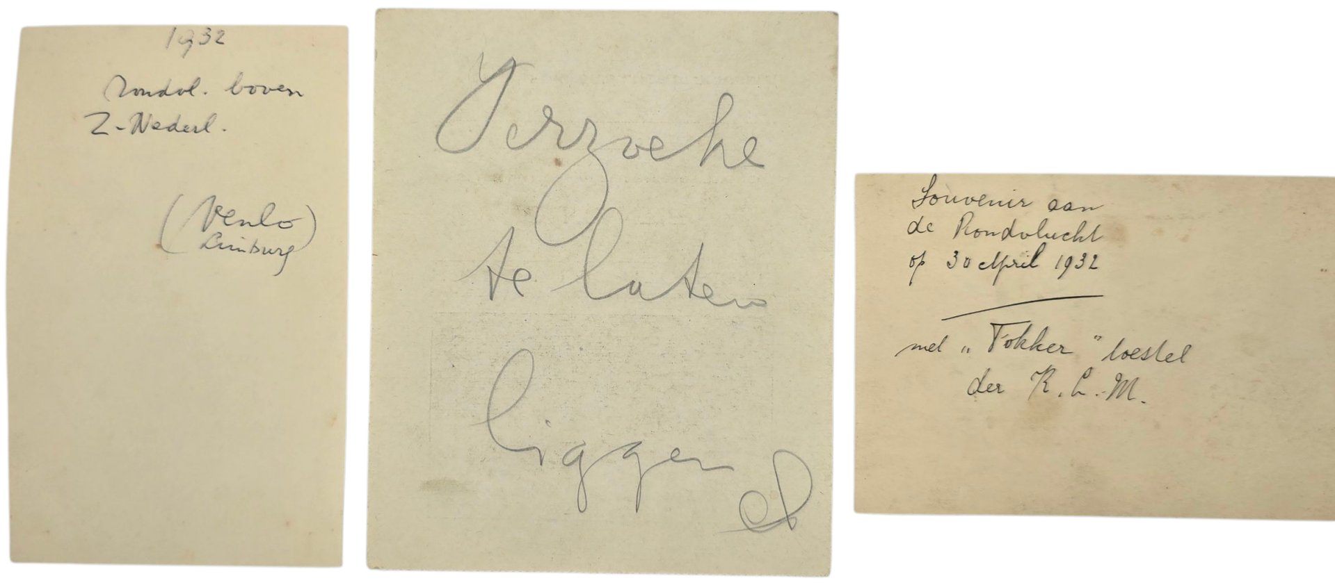 Original Dutch Aviation Grouping – Personal Documents, Anthony Fokker Family (1911–1947) — image 66