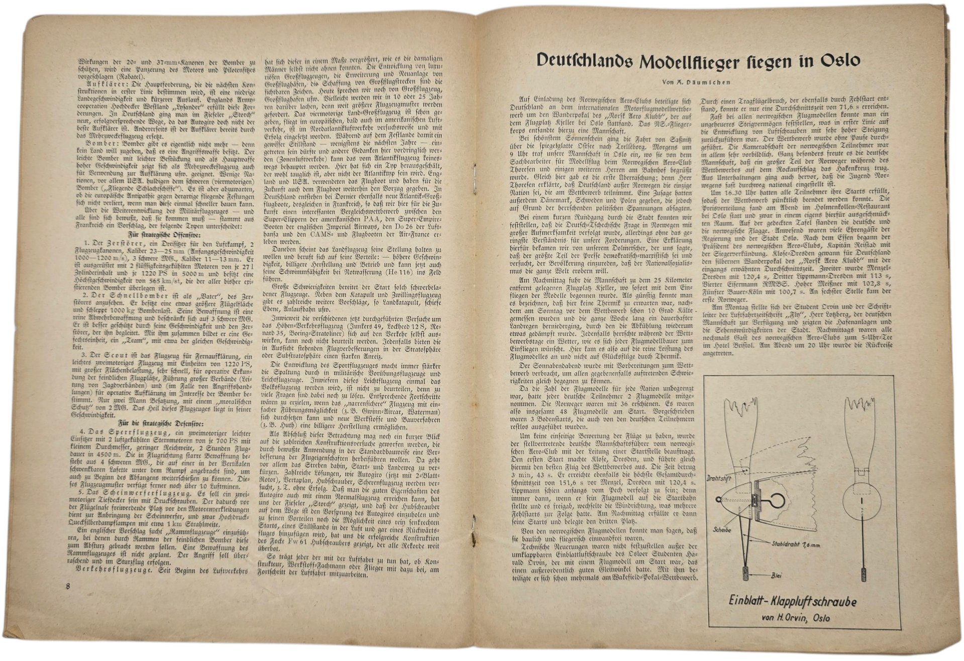 Original WW2 German Magazine - Luftsport und Jugend, 8th Year No 12 (1938) — image 4