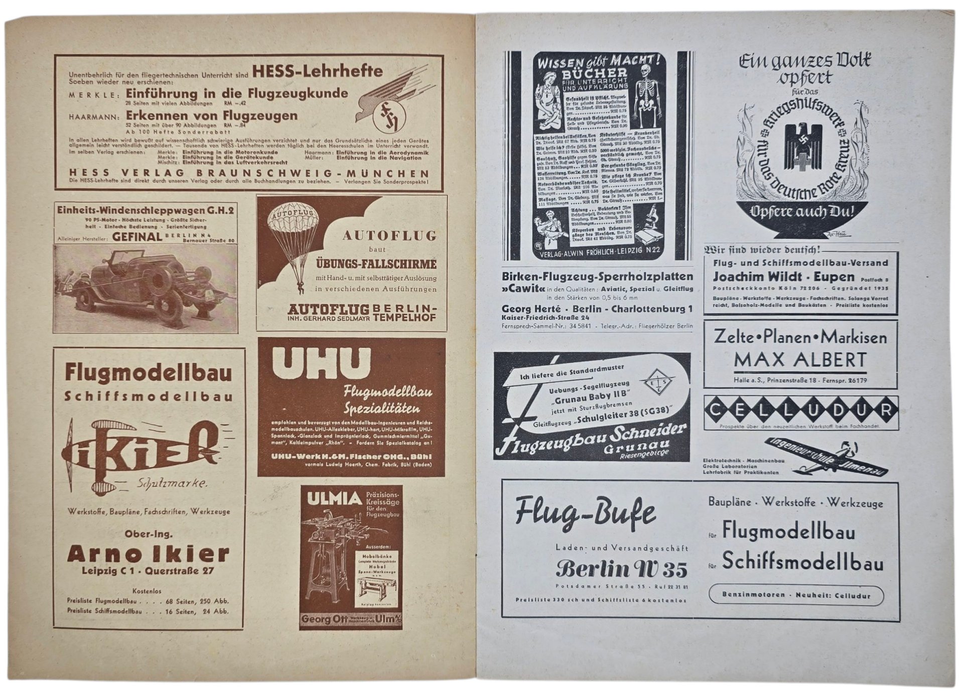 Original WW2 German Magazine - Luftfahrt und Schule, 5th Year No. 10 (1940) — image 2