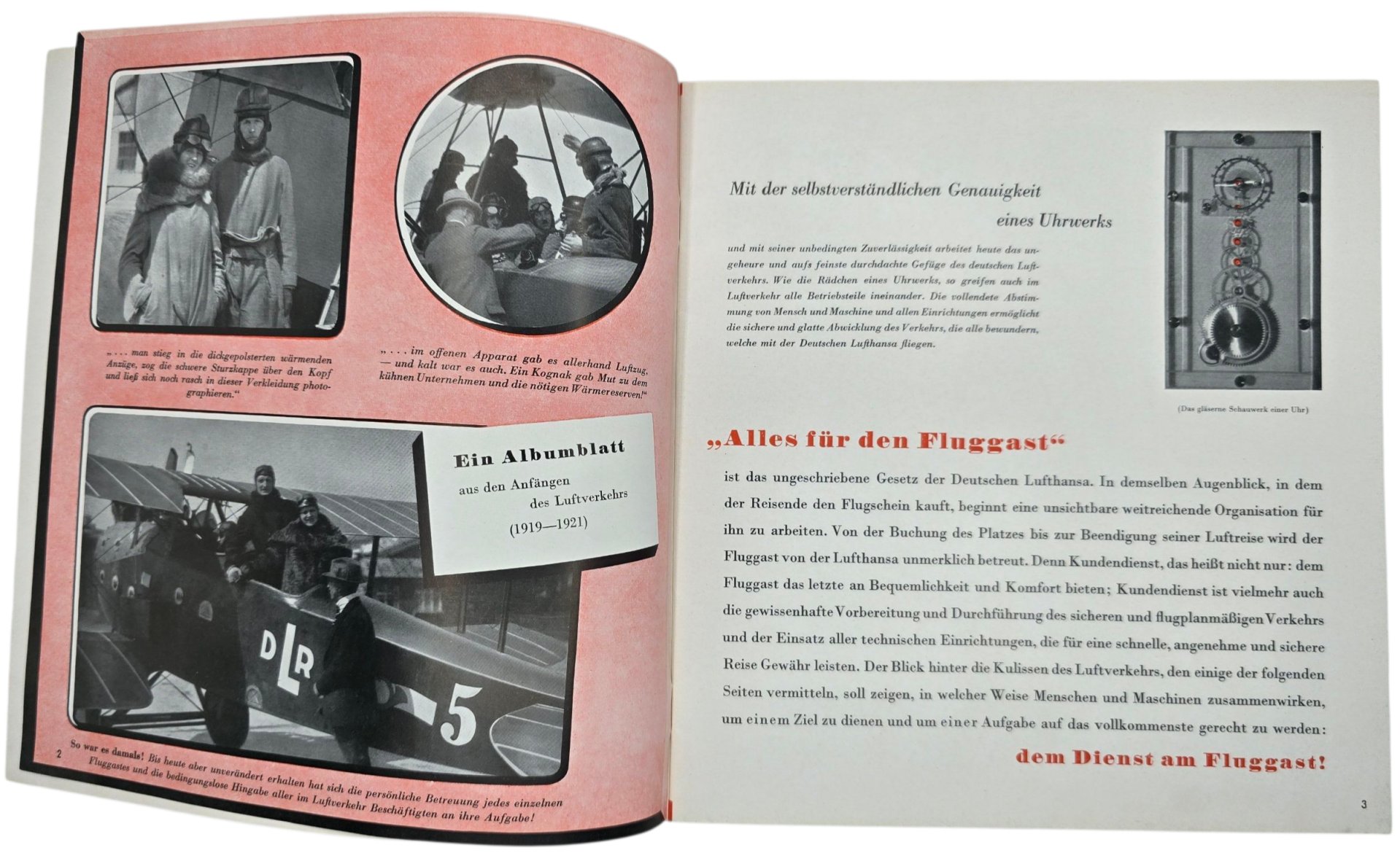 Original German WW2 Brochure - Ihr Flugschein... Deutsche Lufthansa (1938) — image 3