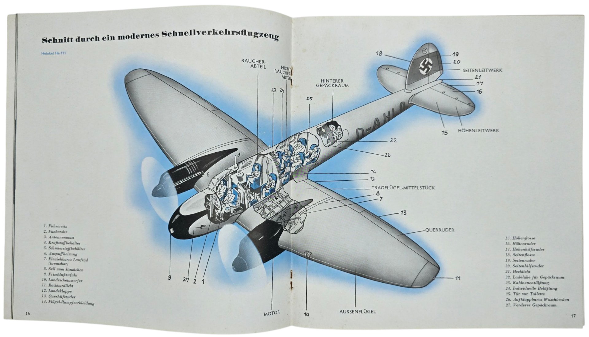 Original German WW2 Brochure - Ihr Flugschein... Deutsche Lufthansa (1938) — image 6