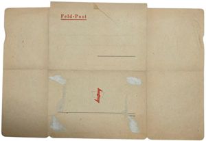 Original WW2 Dutch Waffen SS Document - Unused Feldpost Dutch …