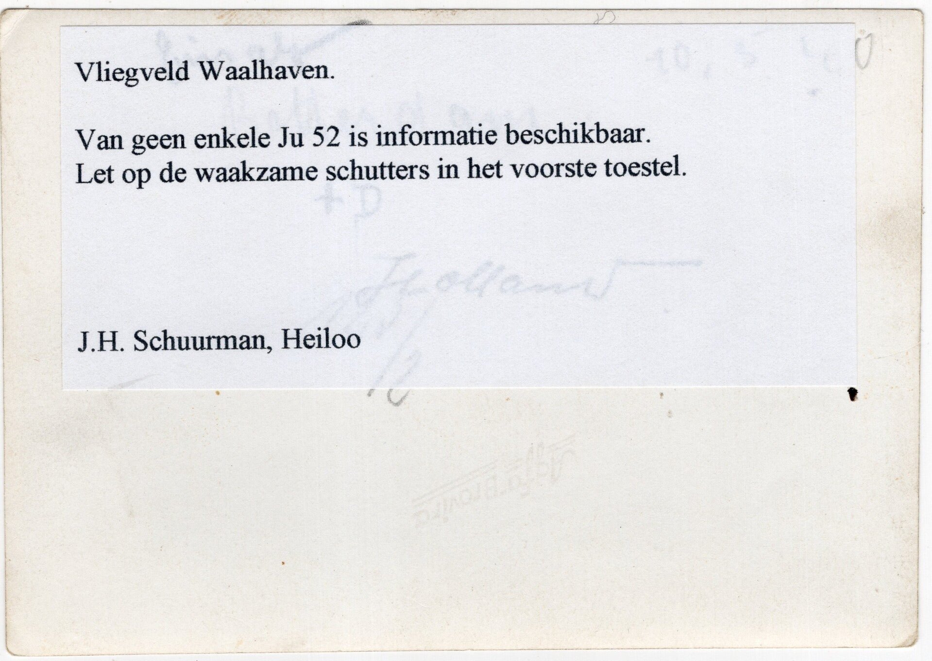 Original WW2 German Photo - Junker Ju 52 airplanes at the Rotterdam airfield Waalhaven, Holland (1940) — image 2