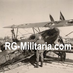 Original WW2 German Photo - Captured Dutch Fokker CV '''651'' …