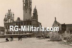 Original WW2 German Photo - Destroyed city of Middelburg, Holland …