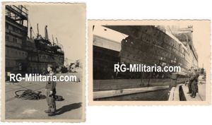 Original WW2 German Photo - German Luftwaffe soldiers visiting the …