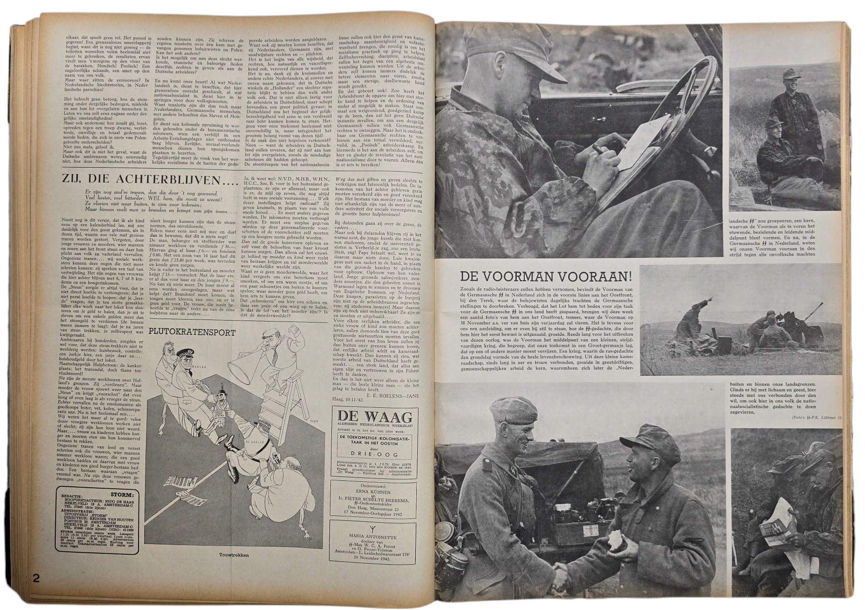 Original WW2 Dutch Waffen SS Newspaper - Bound 2nd year of Storm SS (1942 - 1943) — image 14