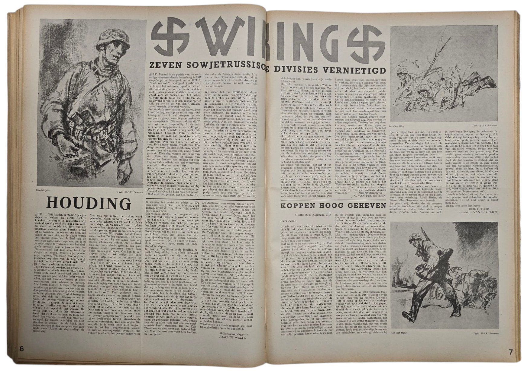 Original WW2 Dutch Waffen SS Newspaper - Bound 2nd year of Storm SS (1942 - 1943) — image 15
