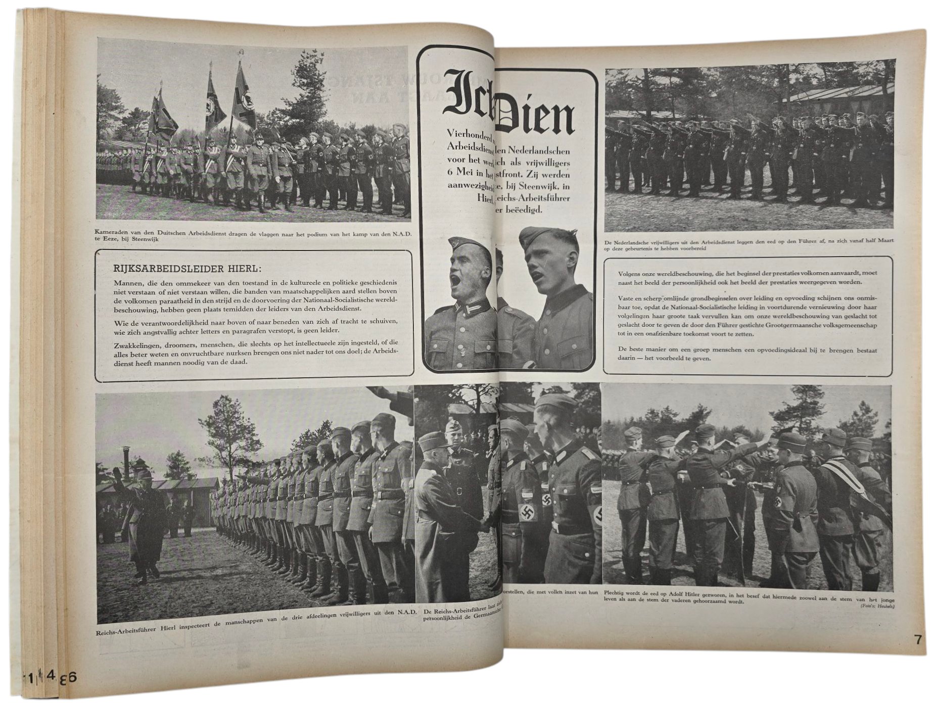 Original WW2 Dutch Waffen SS Newspaper - Bound 2nd year of Storm SS (1942 - 1943) — image 16