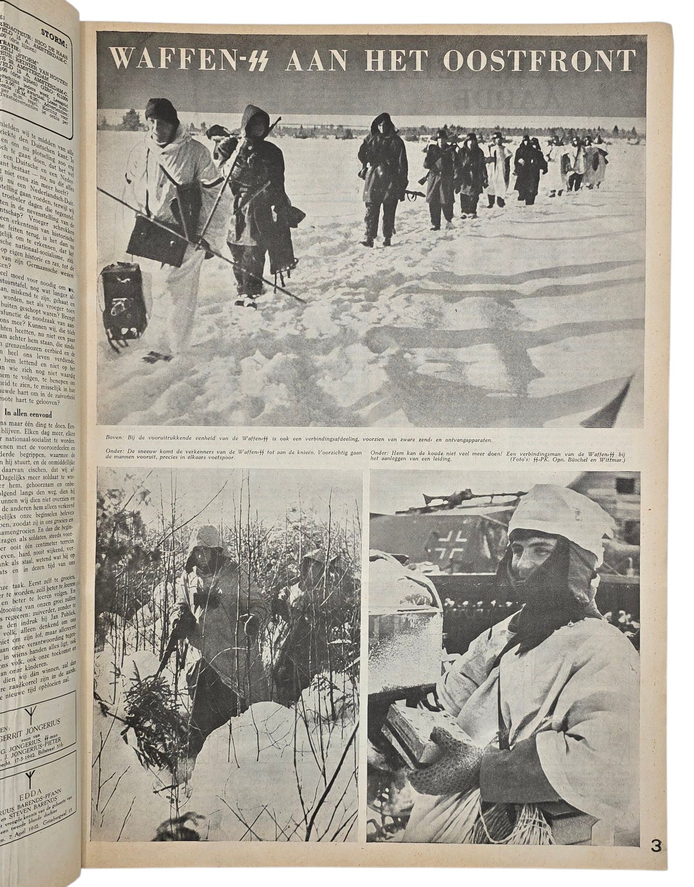 Original WW2 Dutch Waffen SS Newspaper - Bound 2nd year of Storm SS (1942 - 1943) — image 18