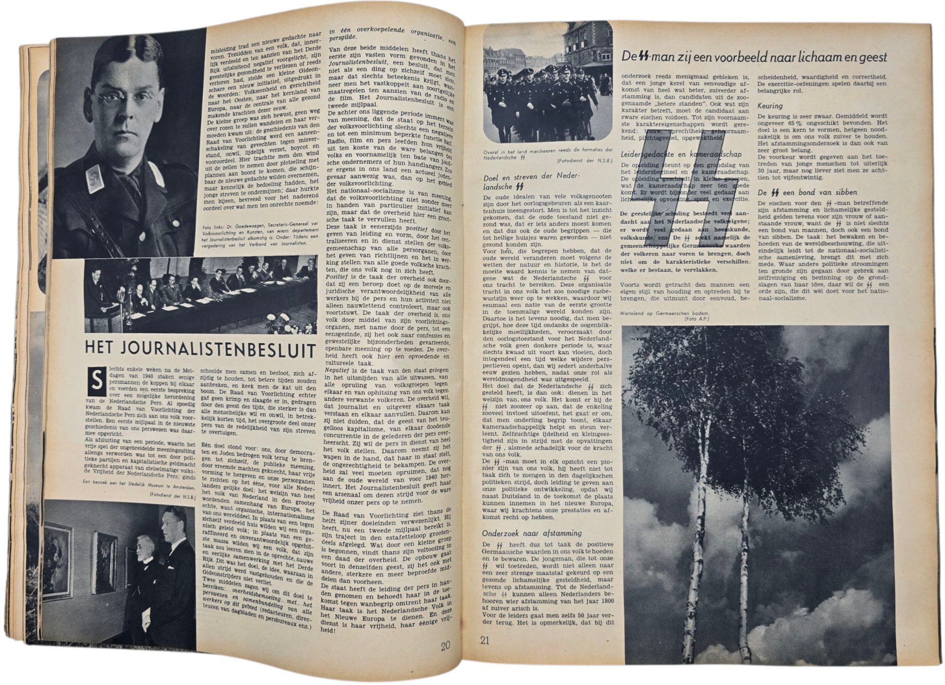 Original WW2 Dutch Collaboration Magazine - Nederland mijn Vaderland bound edition (1941 1942) — image 12