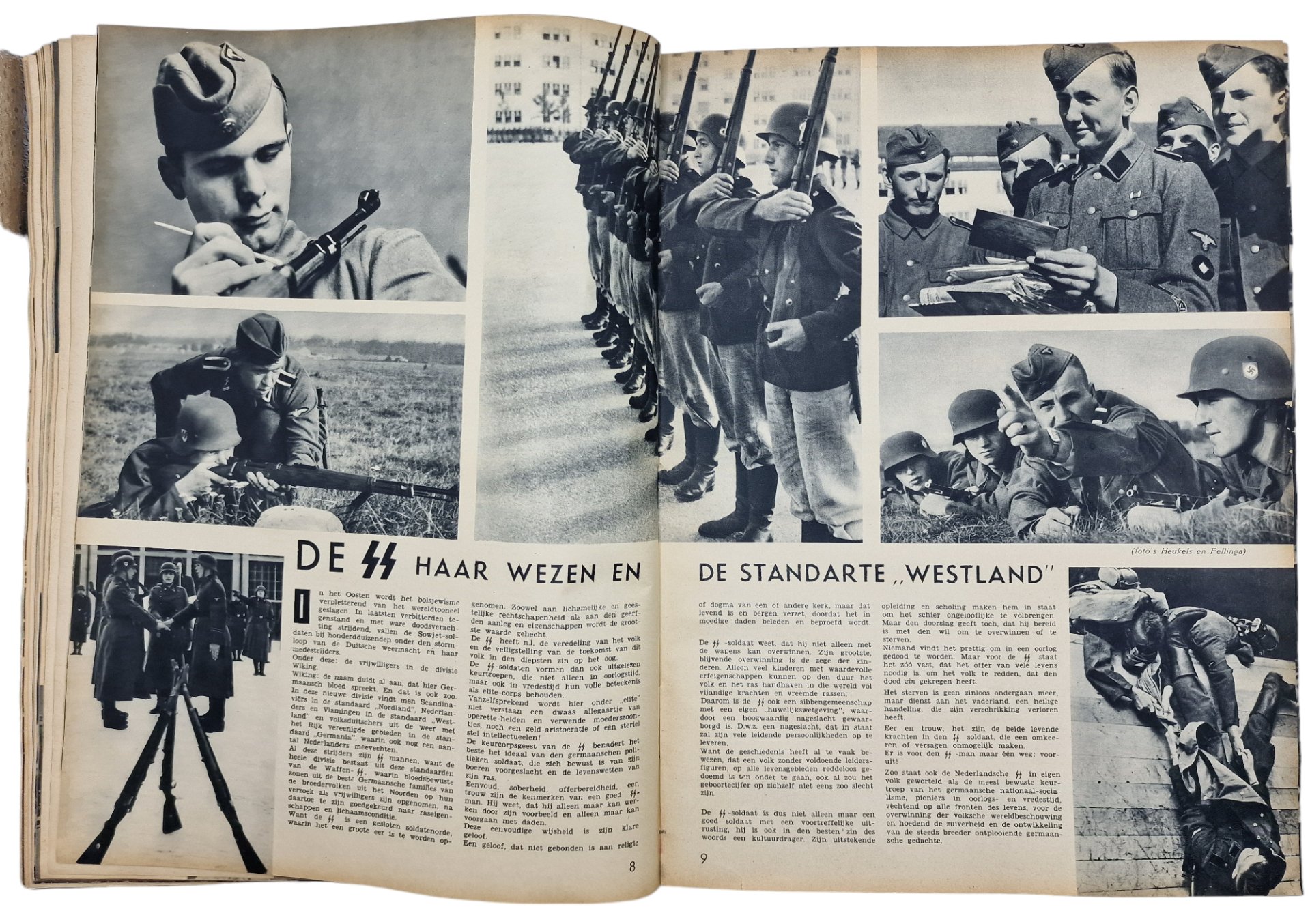 Original WW2 Dutch Collaboration Magazine - Nederland mijn Vaderland bound edition (1941 1942) — image 20